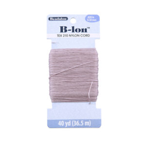 B-LON Cord, TEX 210, .020 in / 0.50 mm, Blush, 40 yd / 36.5 m