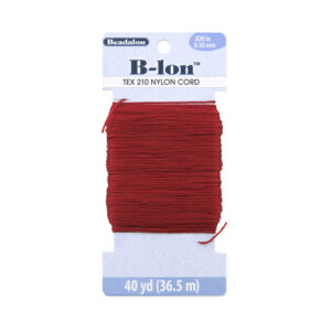 B-LON Cord, TEX 210, .020 in / 0.50 mm, Shanghai Red, 40 yd / 36.5 m