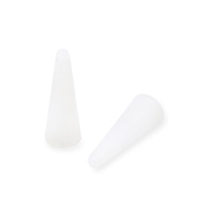 Nylon Jaw Pliers ROUND Replacement Tips for Pacific Blue Vinyl-Free Grip Series: Wind-on Tip Size: 0.81 in / 20.6 mm, Tapers 0.09 in - 0.27 in / 2.2 mm - 7 mm, 2 pc