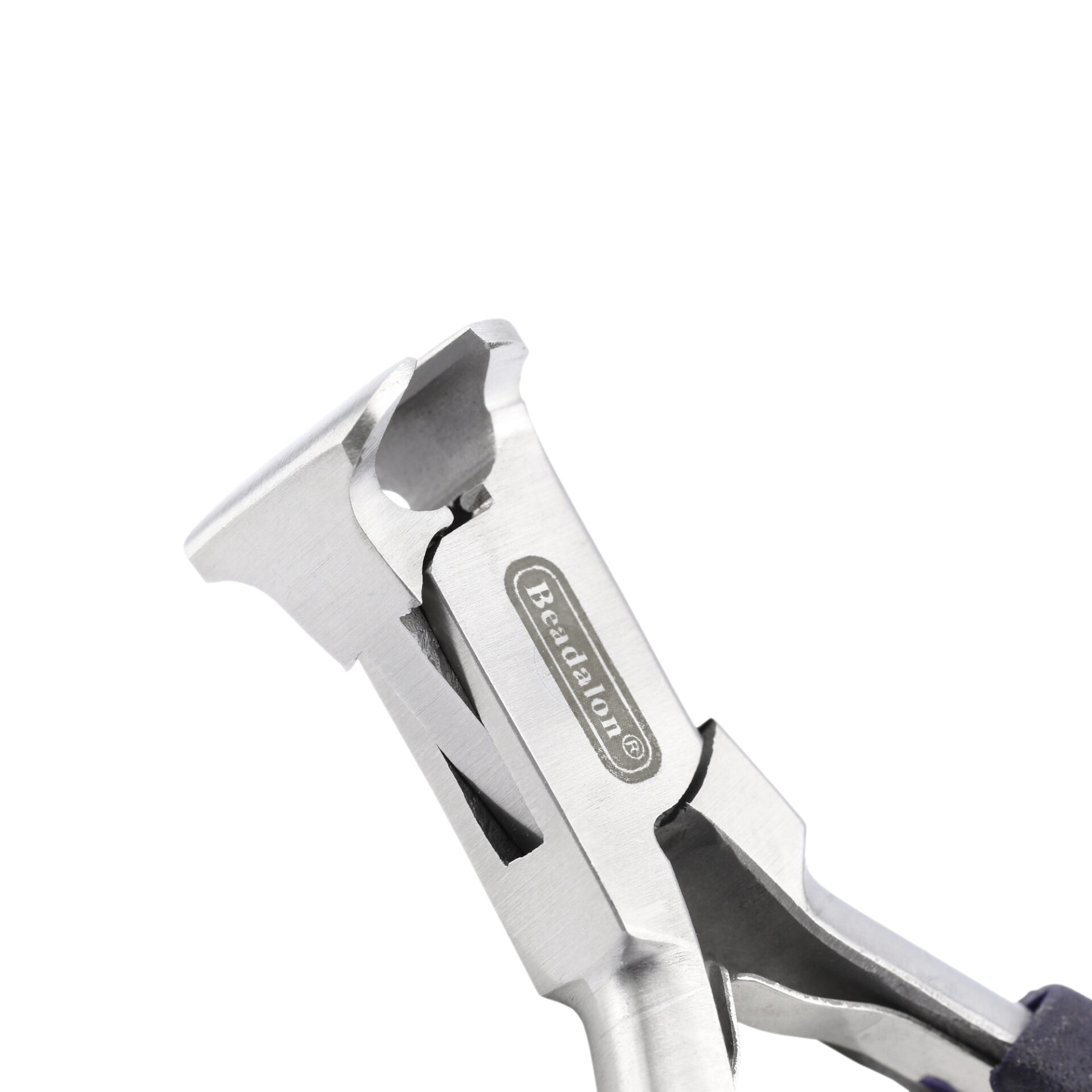 Designer Series End Cutter, Dark Blue Vinyl-Free Grips, Stainless Steel, Box Joint, Double Leaf Springs, 4.75 in / 12 cm - Image 3