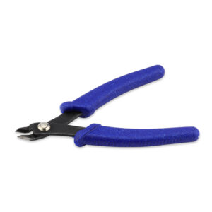 Classic Series Glimmer Nipper Tool, Blue Speckle Vinyl-Free Grips, Rivet Joint, Single Leaf Spring, 5.25 in / 13.3 cm