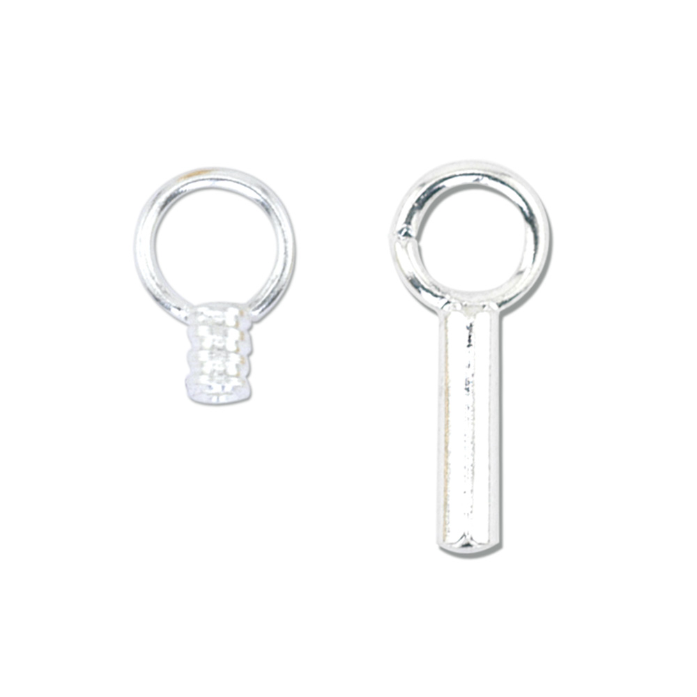 Loop Crimps - Silver Plated