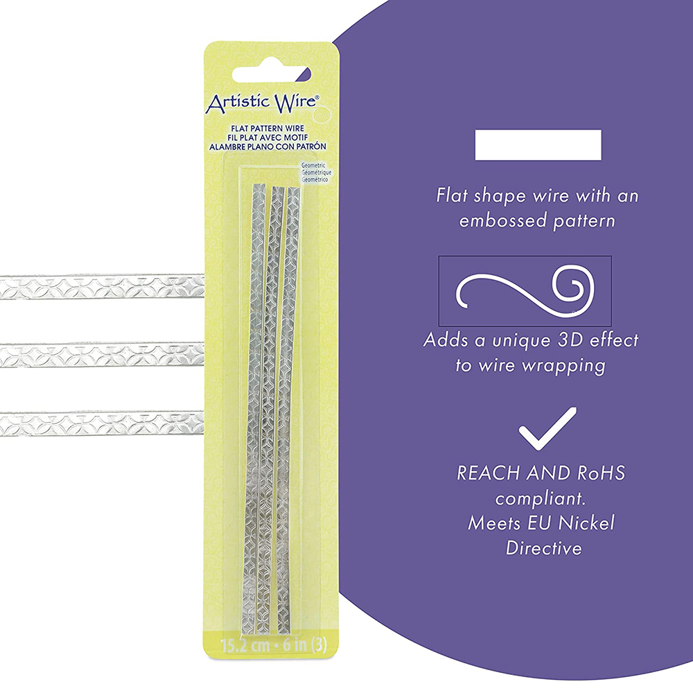 Artistic Wire - Flat Pattern - Brass - Image 3