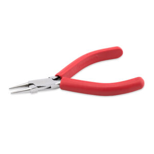 Classic Series Round Nose Pliers, Red Vinyl-Free Grips, Steel Box Joint, Double Leaf Springs, 5 in / 12.7 cm