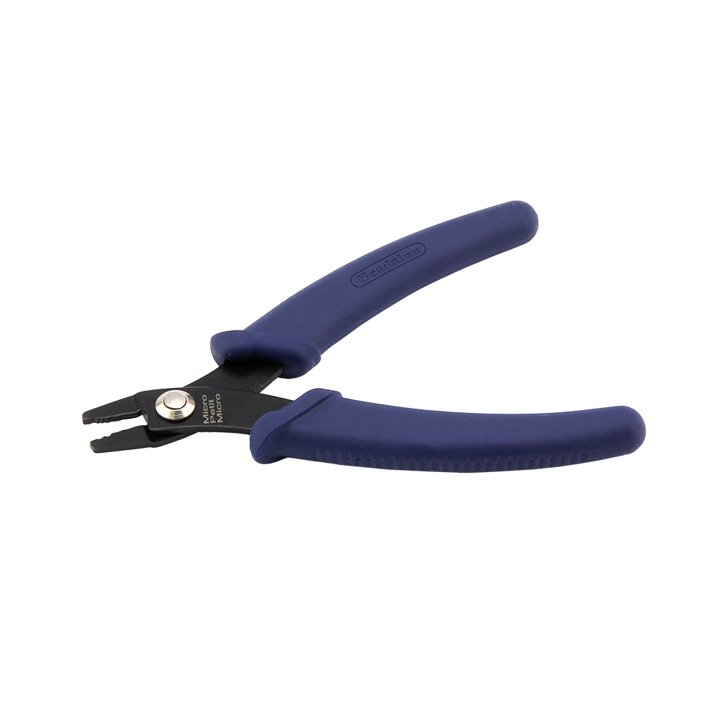Classic Series Crimper Tool MICRO, Vinyl-Free Grips, Rivet Joint, Single Leaf Spring, 5.25 in / 13.3 cm